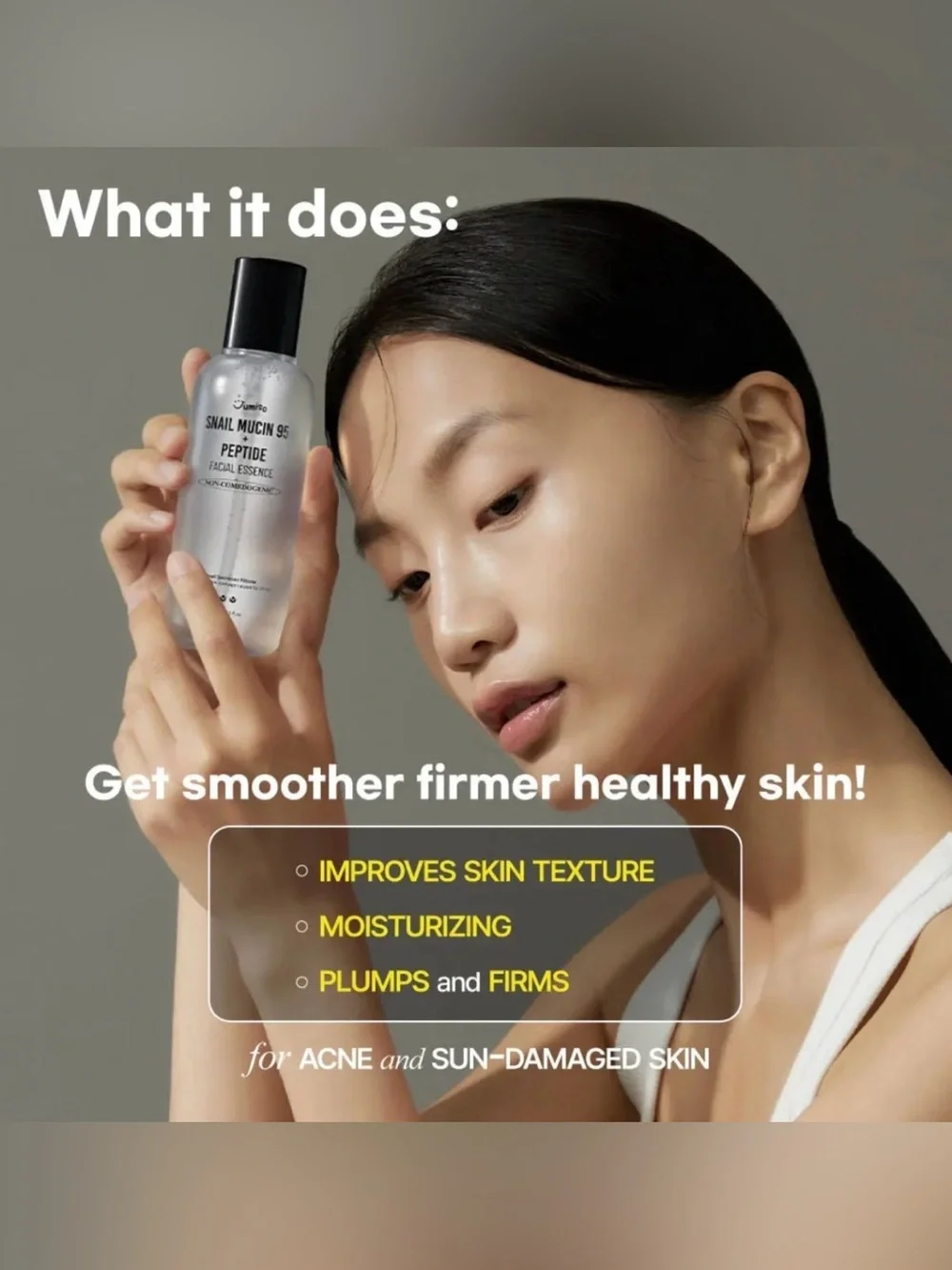 Jumiso Snail Mucin 95 + Peptide Facial Essence